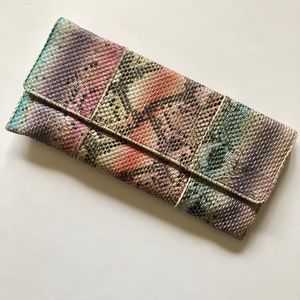 Animal Print Colorful Clutch